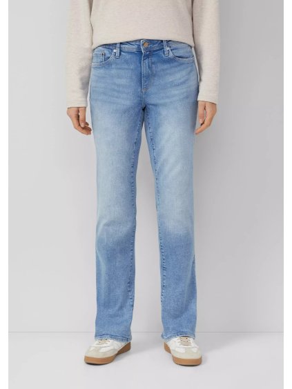 s.Oliver džíny s rovnými nohavicemi Beverly světle modré