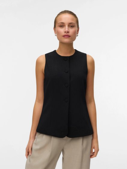 veromoda vmberlinslwaistcoatnoos black (3)