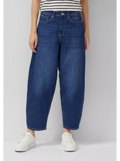 s.Oliver džíny barrel leg tmavě modré