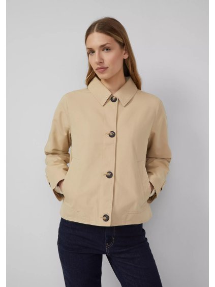 s.Oliver krátký přechodový kabát béžový