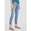 s.Oliver dámské slim 7/8 jeansy poničený vzhled modré (Velikost 42)