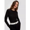 Q/S s.Oliver dámské triko s dlouhým rukávem černé