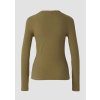 Q/S s.Oliver dámské triko s dlouhým rukávem khaki