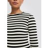 Q/S s.Oliver dámské pruhované triko bílá/černá