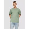 Q/S s.Oliver pánské basic triko s logem šedozelené