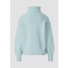s.Oliver pletený svetr s rolákovým límcem mentolový