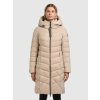 Khujo zimní prošívaný kabát Odana béžový