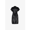 Geisha propínací šaty se vzhledem kůže černé