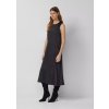 s.Oliver saténové šaty bez rukávů černé