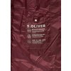 s.Oliver prošívaná bunda s kapucí vínová