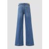 s.Oliver široké džíny s páskem Suri středně modré