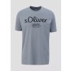 s.Oliver pánské basic triko s nápisem šedé