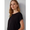 s.Oliver triko s přepadlými rukávy černé