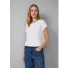 s.Oliver triko se spadlými rameny bílé