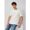 s.Oliver pánské triko s malým logem krémové melange