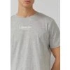 s.Oliver pánské basic triko s pěnovým potiskem šedé