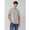 s.Oliver pánské basic triko s pěnovým potiskem šedé