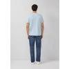s.Oliver pánské basic triko s pěnovým potiskem světle modré