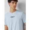 s.Oliver pánské basic triko s pěnovým potiskem světle modré