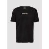 s.Oliver pánské basic triko s pěnovým potiskem černé