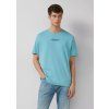 s.Oliver pánské basic triko s pěnovým potiskem modré