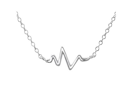 Naramok zo striebra pulz frekvencia tep srdce medik