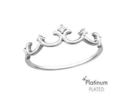 prstienok korunka prstenstrieborny Ag925 kamienky zirkon krystal (1)