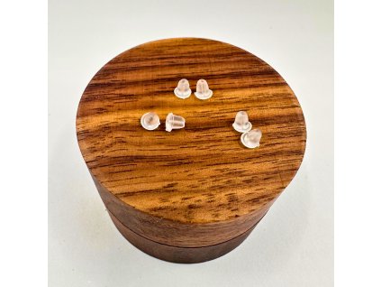 Silikonové zarážky na náušnice