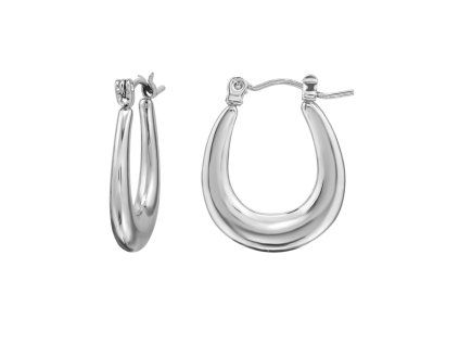 ovalne nausnice ocel