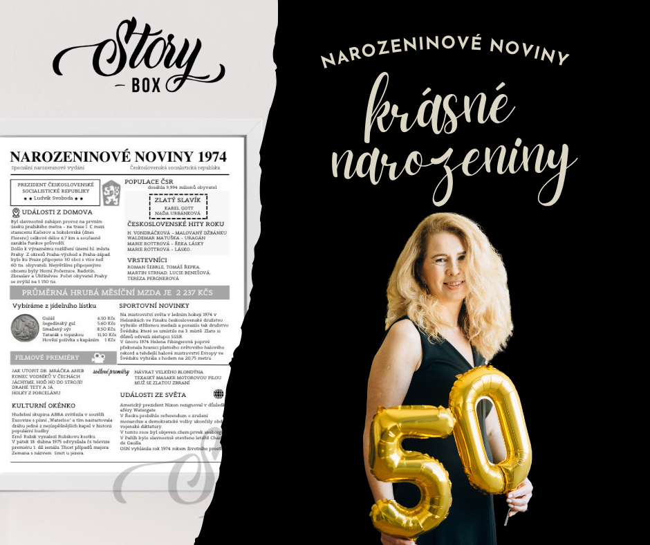 Hledáte originální narozeninový dárek k 50. narozeninám?