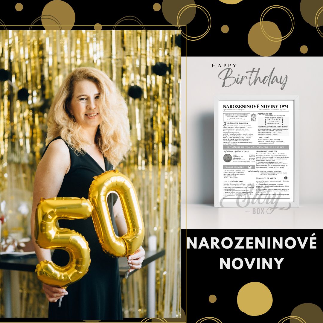 Dárek k 50 narozeninám