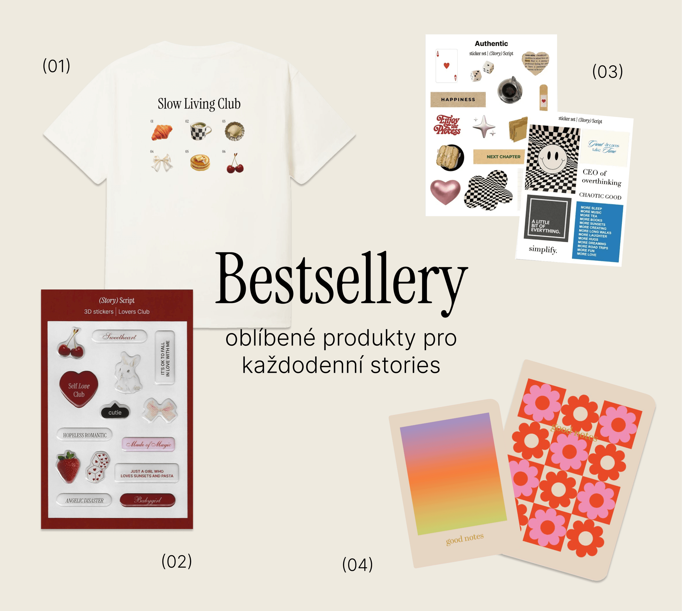 Naše bestsellery — nejoblíbenější produkty