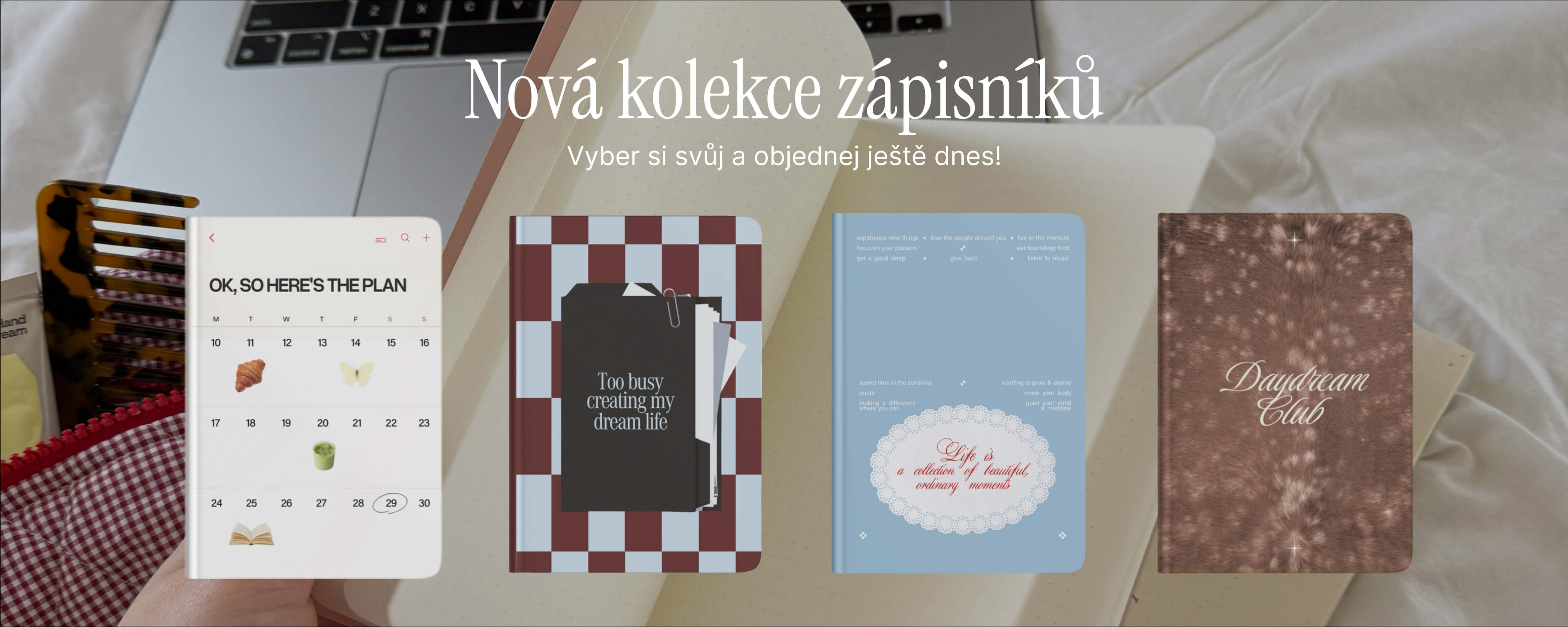 Zápisníky a sešity pro každodenní použití