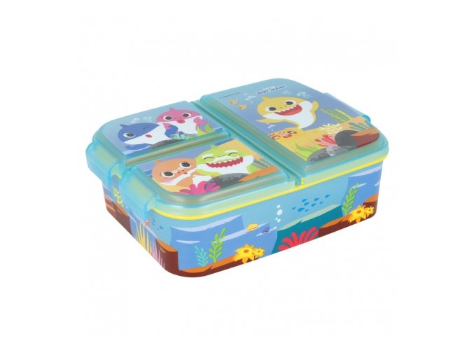 multi compartment sandwich box baby shark