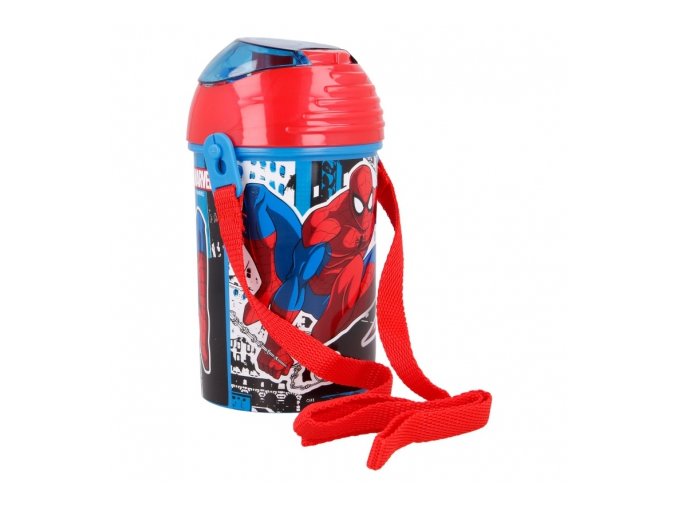 pop up canteen 450 ml spiderman streets (1)