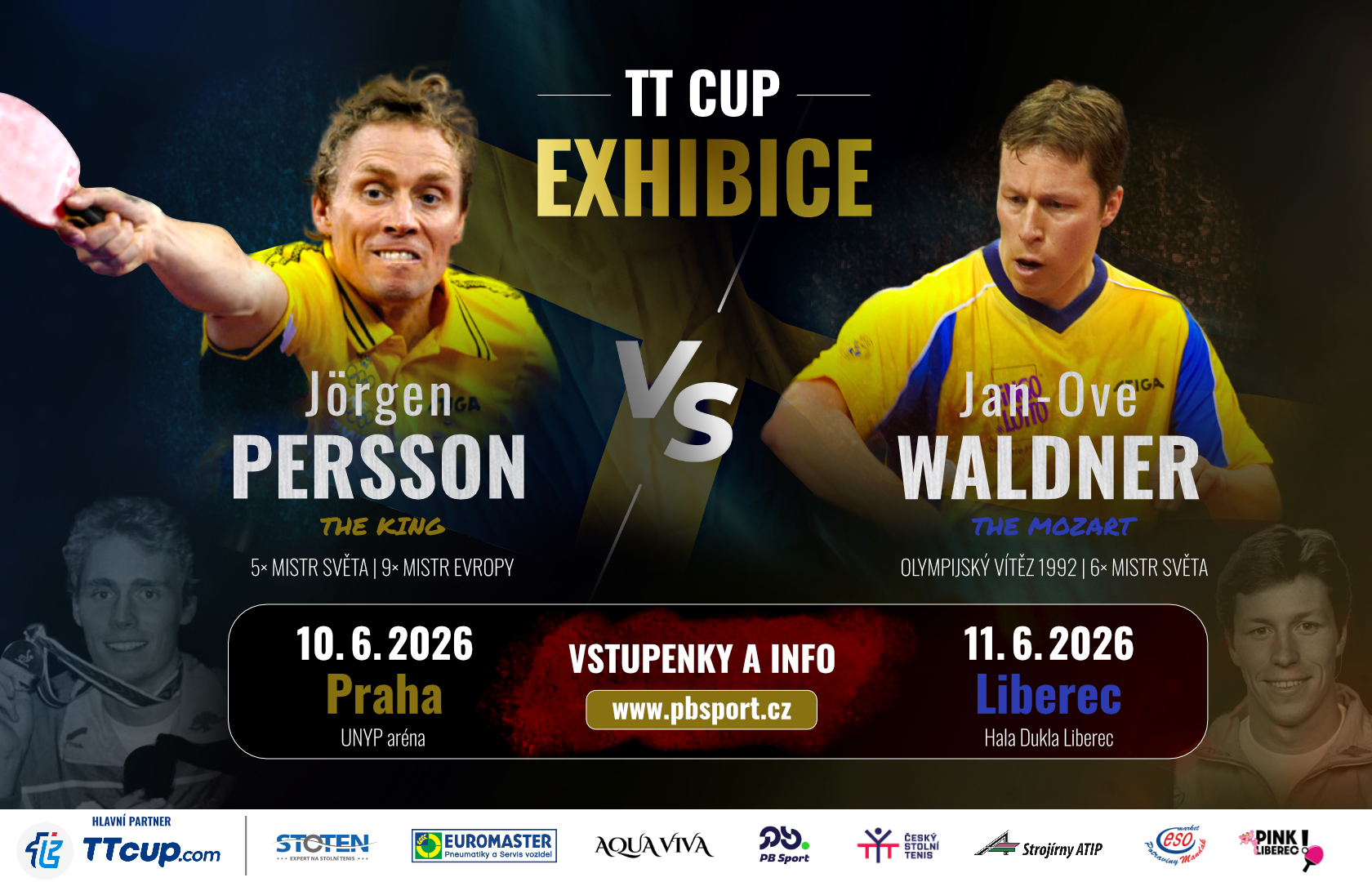 Exhibice Waldner vs Persson