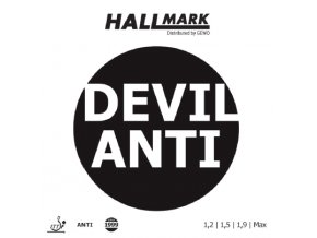 tischtennisbelag hallmark devil anti