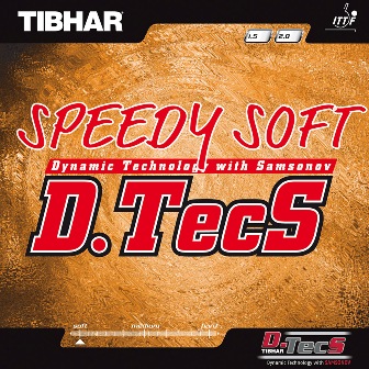 Tibhar - Speedy Soft D.TecS Barva: Červená, Tloušťka houby: 1,5