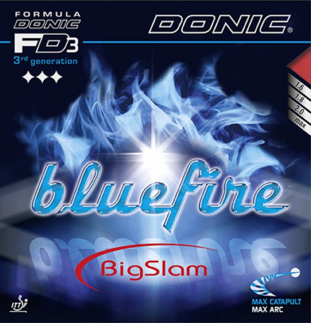 Donic - Bluefire Big Slam Barva: Červená, Tloušťka houby: max