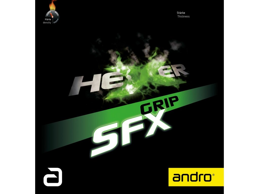 Andro - Hexer Grip SFX Barva: Červená, Tloušťka houby: 1,7