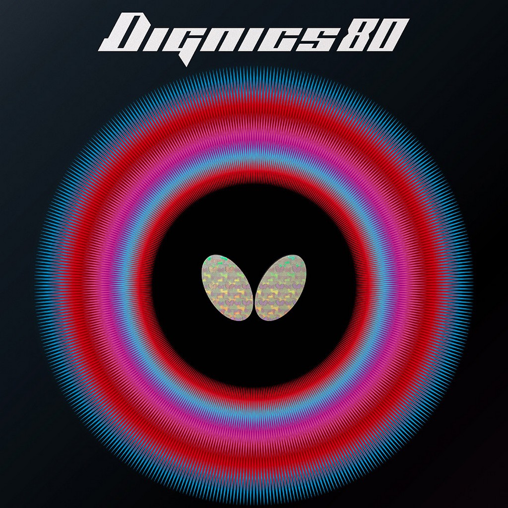 BUTTERFLY - Dignics 80 Barva: Černá, Tloušťka houby: 1,9