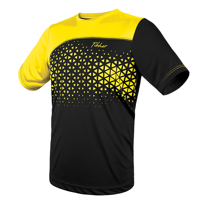 Tibhar - Game t-shirt Barva: Černo-žlutá, Velikost: 4XL