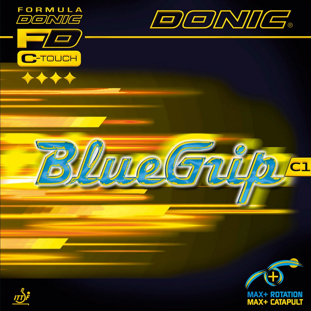 DONIC - Bluegrip C1 Barva: Černá, Tloušťka houby: 2,0