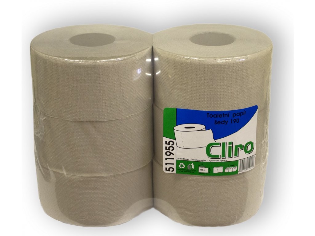 Toaletní Papír Jumbo 1-vrstvý 190mm