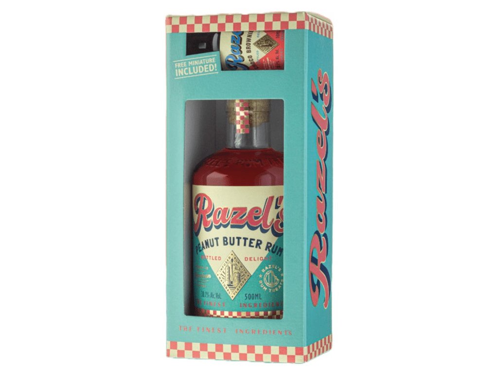 Razels Peanut Butter Rum + Mini 38,1% 0,5l