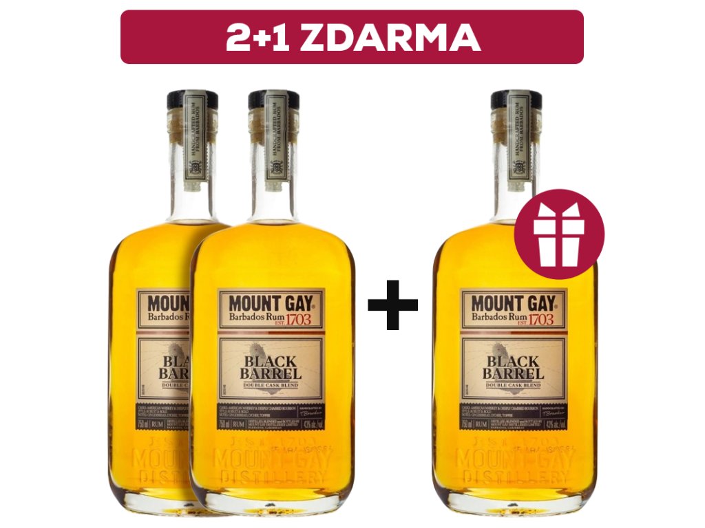 produktové foto na eshop Mount gay black barrel 2+1