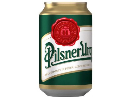 Pilsner Urquell plech 0,33l