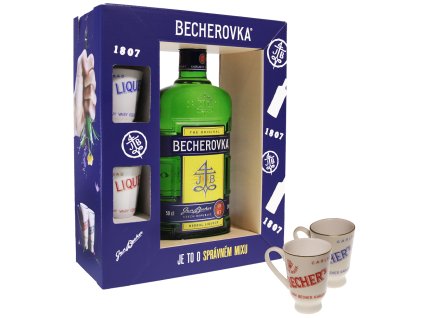 Becherovka + 2 kalíšky 38% 0,5l