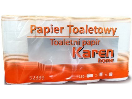 Toaletní Papír 2-vrstvý Home 8ks