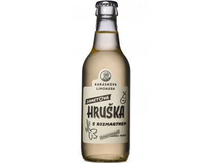 Karáskova Limonáda Hruška s Rozmarýnem 0,33l